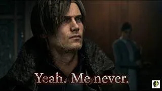 Thumbnail: Every Sarcastic One-Liner Leon Says in Resident Evil Requiem