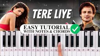 Thumbnail: Tere liye - Easy Piano Tutorial with Notes & Chords - PIX Series - Hindi