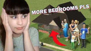 Thumbnail: Renovating a house for the BIGGEST FAMILY in The Sims 2 (Speedbuild)
