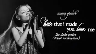 Thumbnail: Ariana Grande - hate that i made you love me (live studio version)[the eternal sunshine tour]