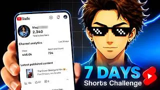 Thumbnail: 7 Days YouTube Shorts Challange || Unexpected Result 🔥