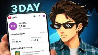 Thumbnail: 3 Days USA Shorts Upload Challenge 🥶