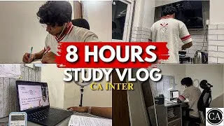 Thumbnail: CA Prep, Gym & Hustle | Productive Study Vlog📚