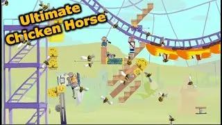 Thumbnail: NOT THE BEES (Ultimate Chicken Horse Part #1)