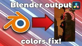 Thumbnail: How to Fix Blender Output colors | Tutorial