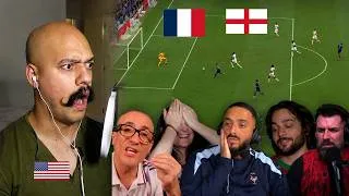 Thumbnail: American Reacts To FRANCE FANS GUTTED 💔 INSANE 4 6 LOSS TO ENGLAND!  WORLD CUP REACTIONS