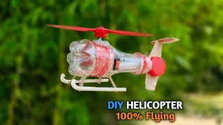Thumbnail: How To Make remote control Helicopter | How to make Flying Helicopter from bottle 