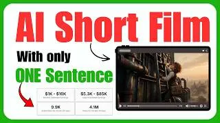 Thumbnail: How I Made a Steampunk AI Short Film From ONE Sentence | Full Flova AI Tutorial (2026)
