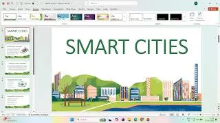 Thumbnail: How to Make a PPT Presentation on Smart Cities 🏢 | PowerPoint Presentation Tutorial Step by Step