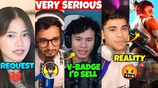 Thumbnail: SERIOUS..🤯 Tonde Gamer Quit Free Fire Partner Program 🚫 V-Badge I'D Sell?| Ug Ayush &Garena Reality🤬