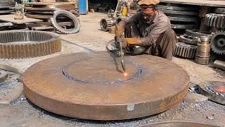 Thumbnail: Incredible Gear Making Process | Skilled Afghan Mechanic Builds a Massive Gear on an Old Lathe