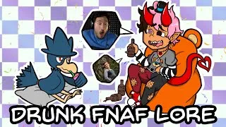 Thumbnail: All of FNAF Lore EXPLAINED... But I am Drunk 🐻🍻 - Drunk FNAF Lore