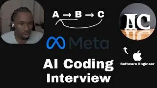 Thumbnail: Mock Meta AI Coding Interview with Apple Software Engineer