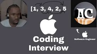 Thumbnail: Mock Apple Coding Interview with an Apple Software Engineer