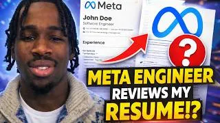 Thumbnail: A Meta Engineer Reviews My Resume | Would he hire me?