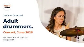 Thumbnail: Planet drum Adult drummers show June 2026