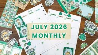 Thumbnail: Plan With Me with the Hubman & Chubgirl August Safari Box! July 2026 Monthly - Classic Happy Planner