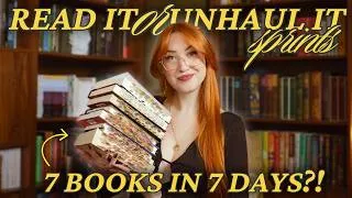Thumbnail: Can I Read 7 Books in 7 Days?! 📚 Read It or Unhaul It Sprint