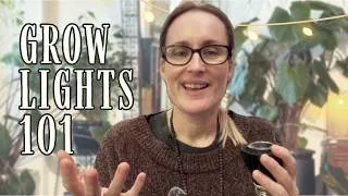 Thumbnail: Grow Lights 101 | What They Are, Where to Put Them & How Long to Run Them 🌿💡✨☕️