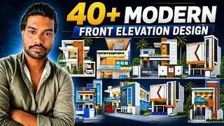 Thumbnail: 40+ modern front elevation home design | how to make front elevation design
