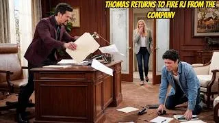 Thumbnail: Thomas returns to fire RJ from the company, revealing a shocking secret The Bold and The Beautiful