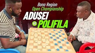 Thumbnail: Adusei vs Polifila - Bono Region Open Draughts Championship - Semi Finals