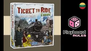 Thumbnail: Ticket to Ride: Europe (2005) - Taisyklių pristatymas
