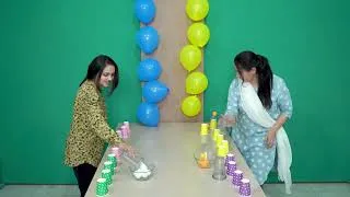 Thumbnail: Fast Paced Cup Stacking & Balloon Pop Challenge!