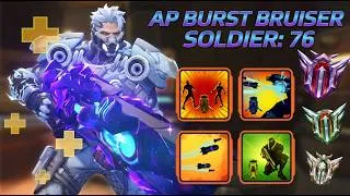Thumbnail: Season 8 Stadium | Top 500 AP Burst Bruiser Soldier 76 | Overwatch