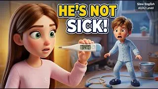 Thumbnail: Bill Faked Sick... Then Regretted It! | Learn English Through a Funny Story