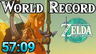Thumbnail: TotK Glitchless Any% 57:09 [Former WR]