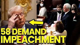 Thumbnail: Capitol Hill ON FIRE as 58 Lawmakers SIGN Trump Impeachment Letter