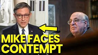 Thumbnail: MAGA Mike FROZEN as Judge Issues Contempt Warning