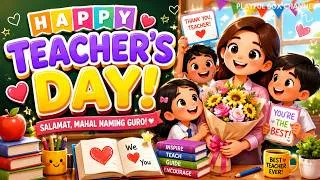 Thumbnail: Salamat Mahal Naming Guro Teachers Day 2026 Song Filipino Tagalog Song Celebration