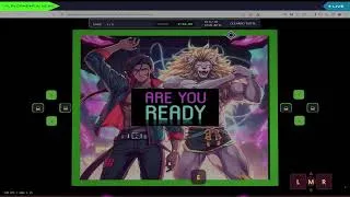 Thumbnail: Neon Grid Panic - Testing Game Jam entries on #olyeon com