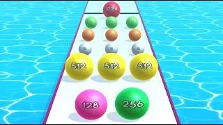 Thumbnail: Merging Number Balls Until the Track Was Filled With Giant 128, 256 and 512 Balls (Episode 98)