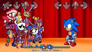 Thumbnail: FNF NEW Amazing Digital Circus Ep 2 VS Sonic Characters Sings Digitalizing | Digital Circus