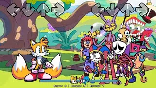 Thumbnail: [SWAP] FNF NEW Amazing Digital Circus Ep 2 VS Sonic Sings Can Can | Digital Circus