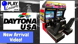 Thumbnail: Is this the greatest?! It's the Sega Daytona USA Arcade Machine...