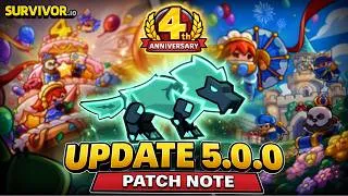 Thumbnail: Survivor.io Update 5.0.0 is HERE! 4th Anniversary, New Mount, Xeno Pet & More!