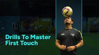 Thumbnail: Football First Touch Training for Beginners | Improve Ball Control & Passing Drills
