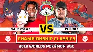 Thumbnail: Incineroar Showdown! | Paul Ruiz vs Emilio Forbes | 2018 Pokémon Worlds | Pokémon VGC