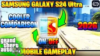 Thumbnail: GTA 5 Gameplay Test On The Samsung Galaxy S24 Ultra 8GEN3 | BEST SETTINGS 60FPS | COOLER COMPARISON