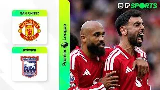 Thumbnail: Bruno Fernandes schittert met hattrick en assist - Samenvatting: Man. United - Ipswich