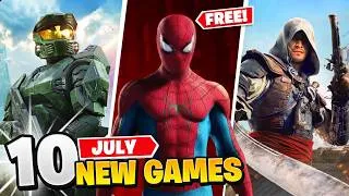 Thumbnail: 10 New Games JULY 2026 (2 FREE GAMES)