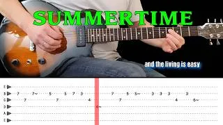 Thumbnail: SUMMERTIME | guitar instrumental with (tabs & lyrics) - Ella Fitzgerald & Louis Armstrong version