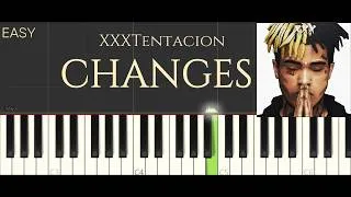 Thumbnail: XXXTentacion - Changes - Easy Piano Tutorial