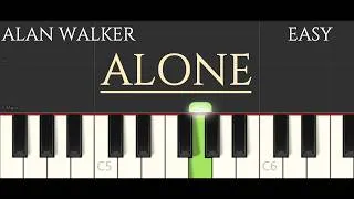 Thumbnail: Alan Walker - Alone - Easy Piano Tutorial for Beginners
