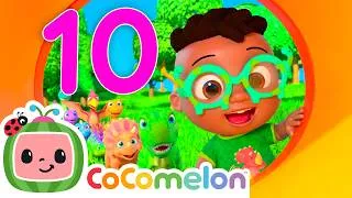 Thumbnail: Counting 10 Little Dinos 🦖 CoComelon Nursery Rhymes