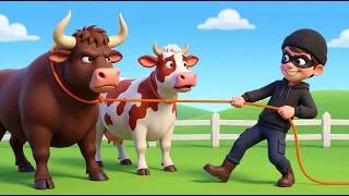 Thumbnail: Sneaky Thief Steals ALL Farm Animals at Old MacDonald's Farm! 😱🐄🐴